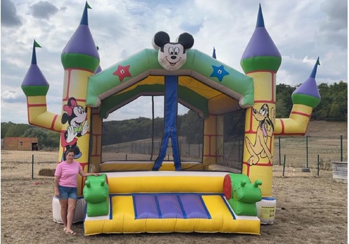 château gonflable mickey